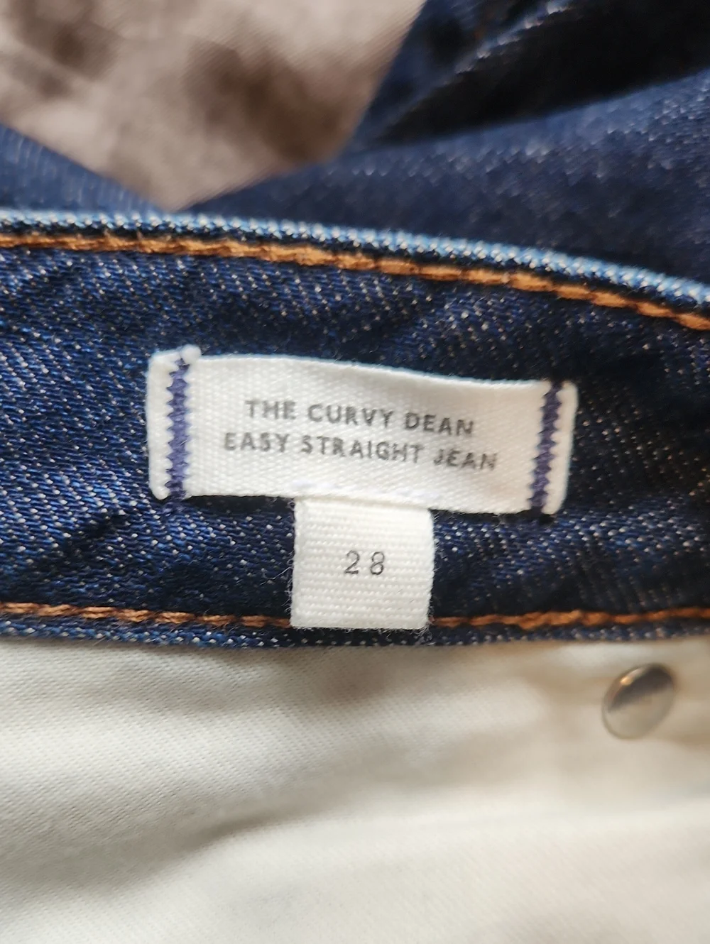 Madewell Curvy Dean Easy Straight Jean